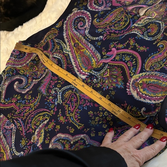 London Times Black Paisley Dress - Picture 12 of 12